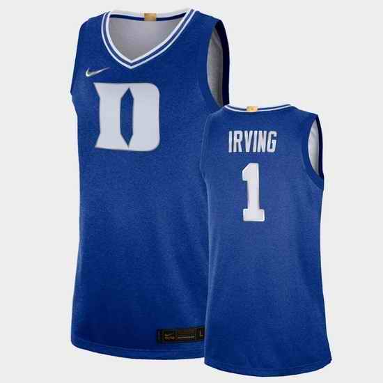 Men Duke Blue Devils Kyrie Irving 100Th Anniversary Royal Rivalry Limited Jersey